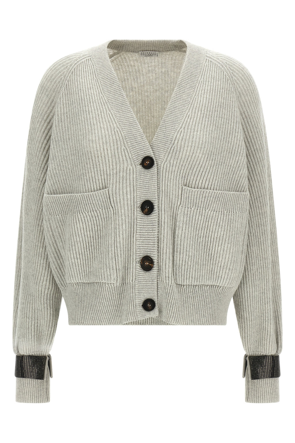 BRUNELLO CUCINELLI Monile cuff cardigan For Women 100% cashmere