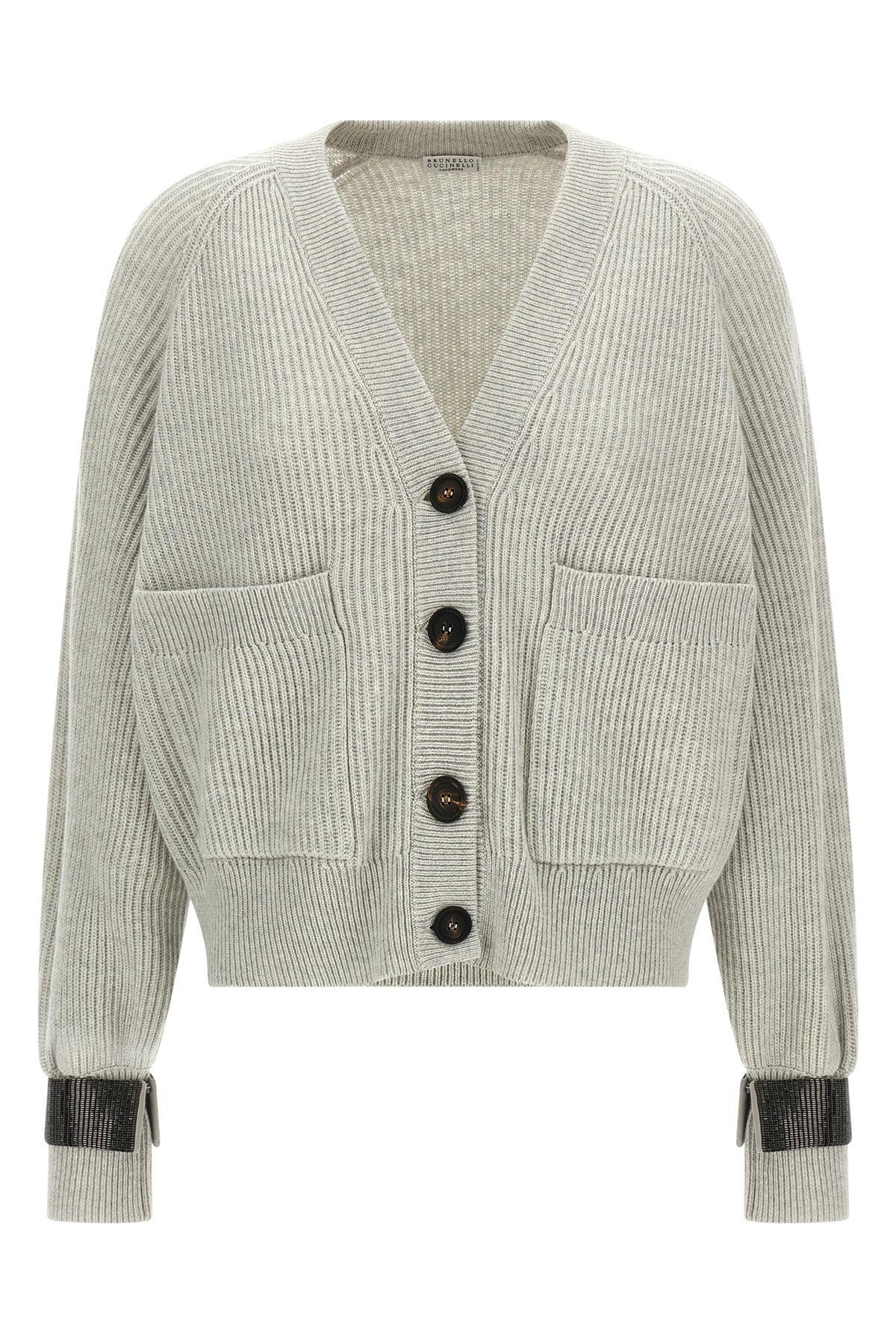 BRUNELLO CUCINELLI Monile cuff cardigan For Women 100% cashmere