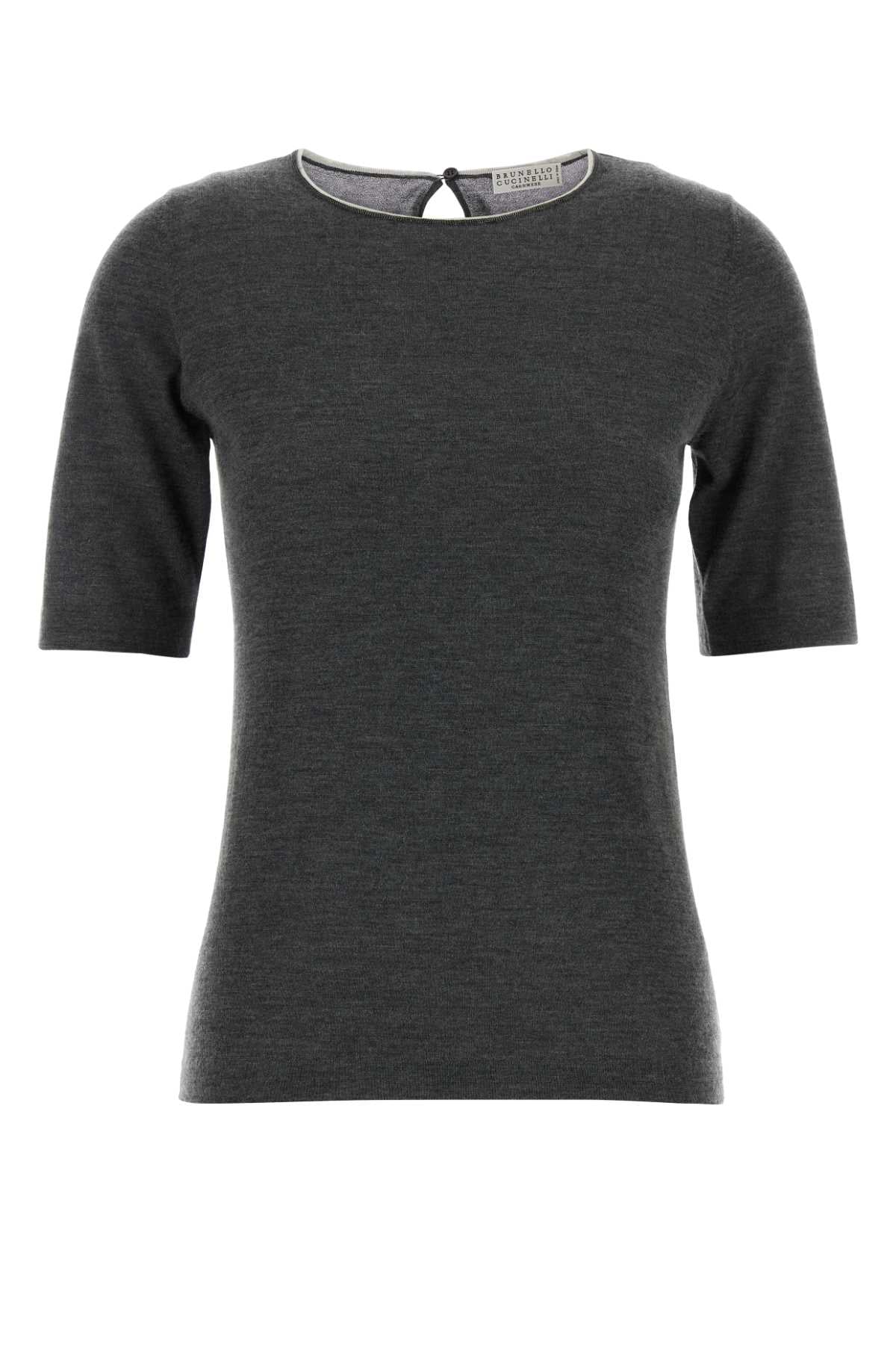 BRUNELLO CUCINELLI MAGLIA For Women Exterior: 70% Cashmere 30% Silk
