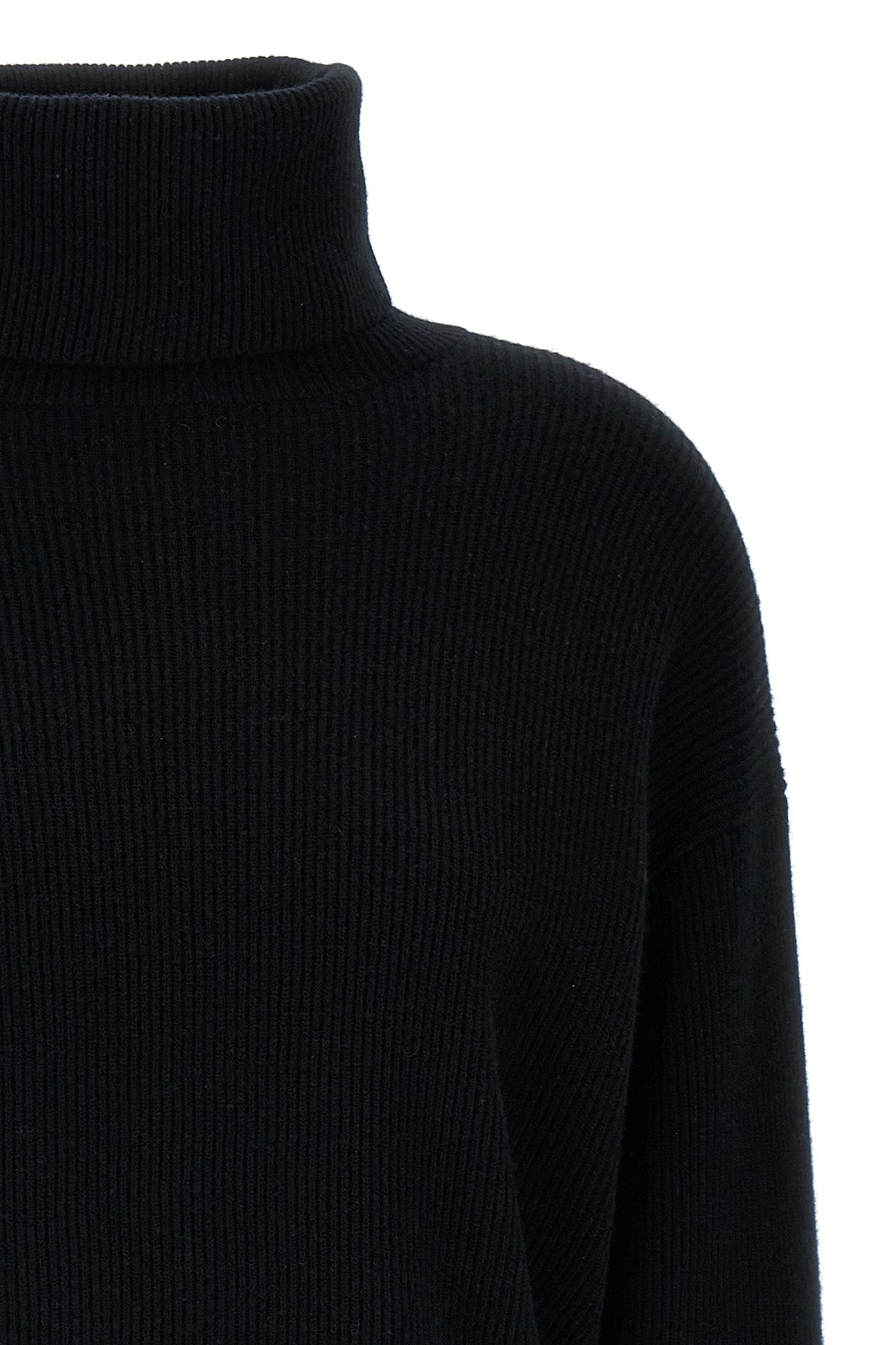 BRUNELLO CUCINELLI Ribbed turtleneck sweater For Women 60% wv, 30% ws, 10% se
