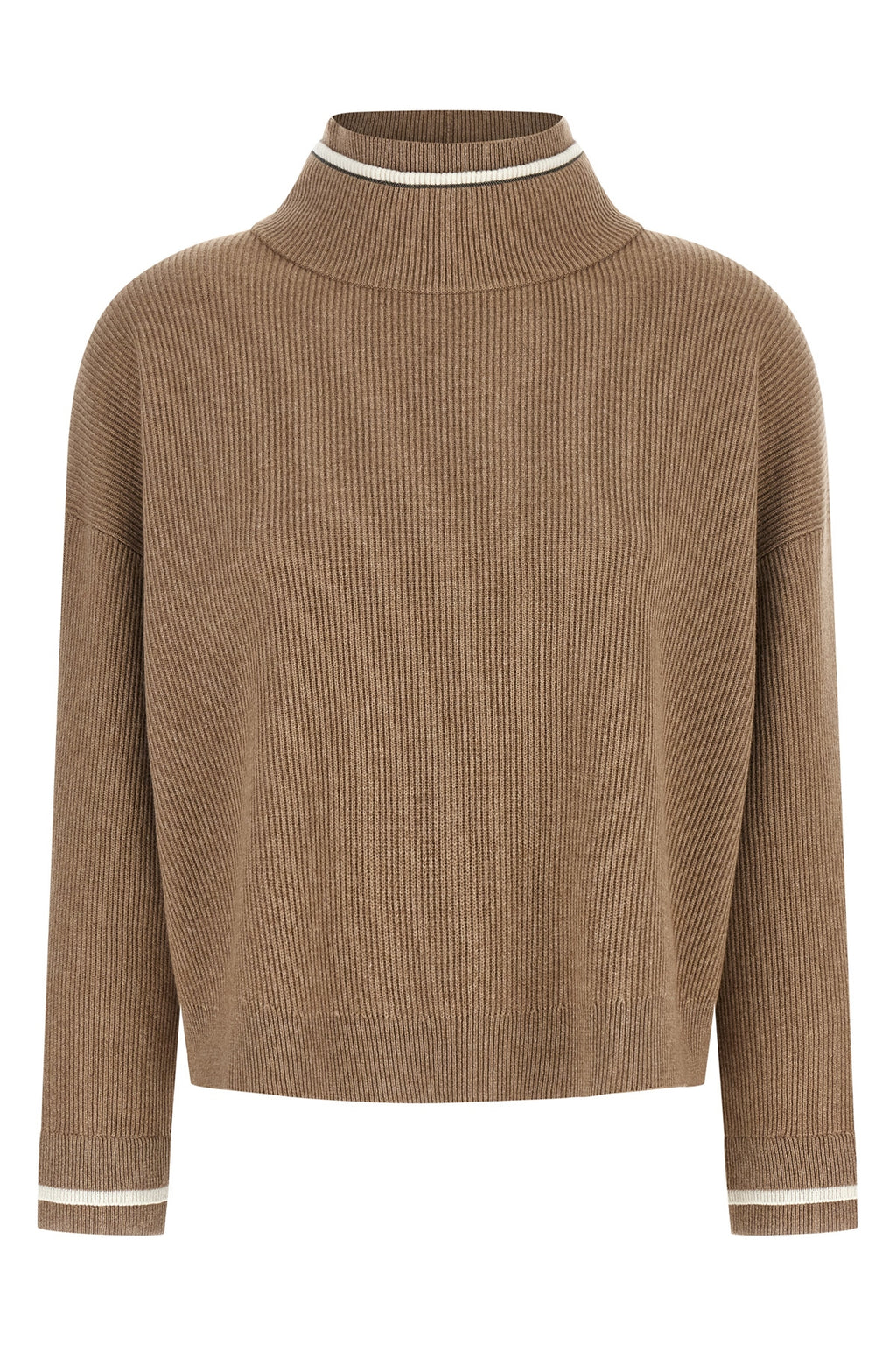 BRUNELLO CUCINELLI Double layer sweater For Women 60% wv, 30% ws, 10% se