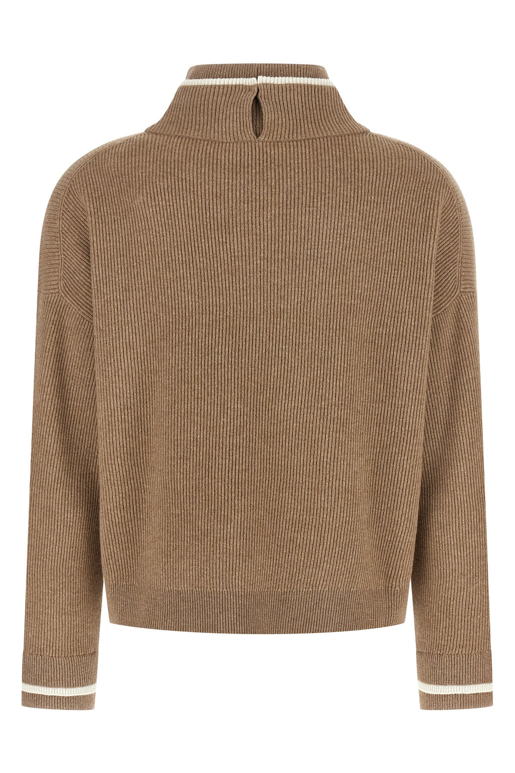 BRUNELLO CUCINELLI Double layer sweater For Women 60% wv, 30% ws, 10% se