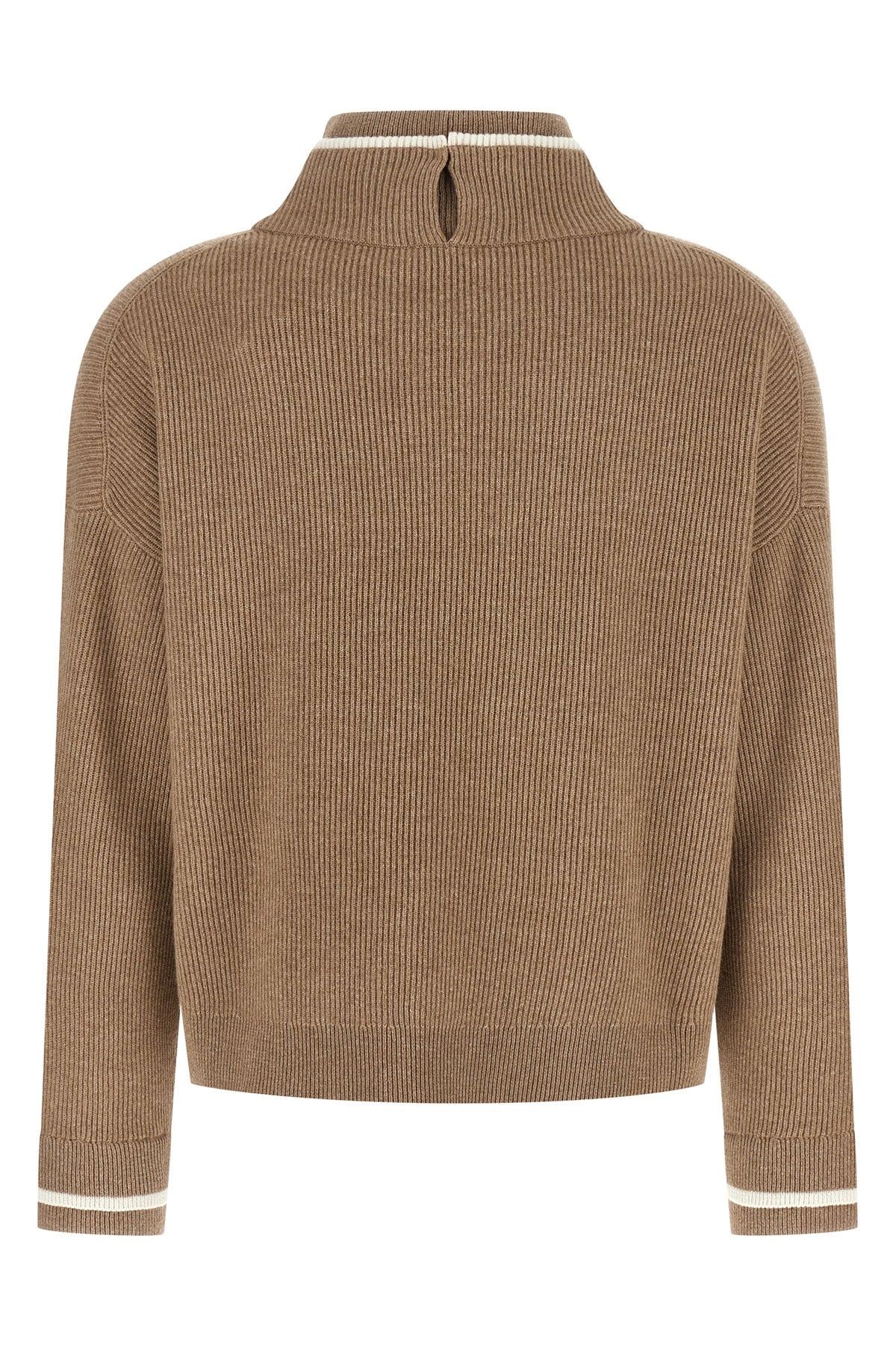 BRUNELLO CUCINELLI Double layer sweater For Women 60% wv, 30% ws, 10% se