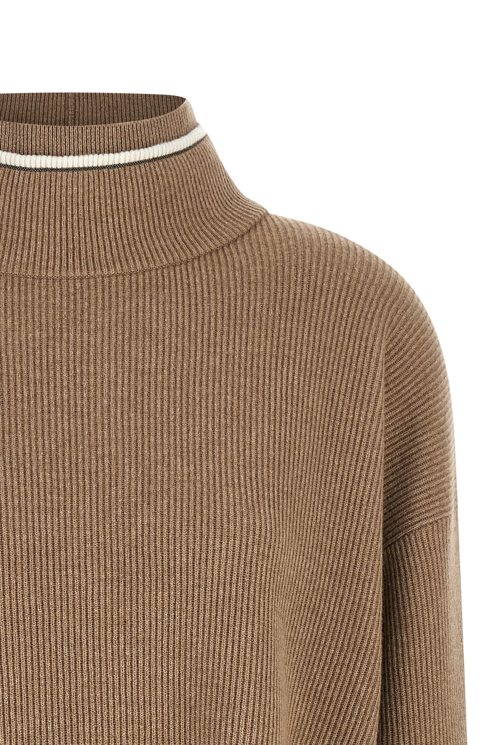 BRUNELLO CUCINELLI Double layer sweater For Women 60% wv, 30% ws, 10% se