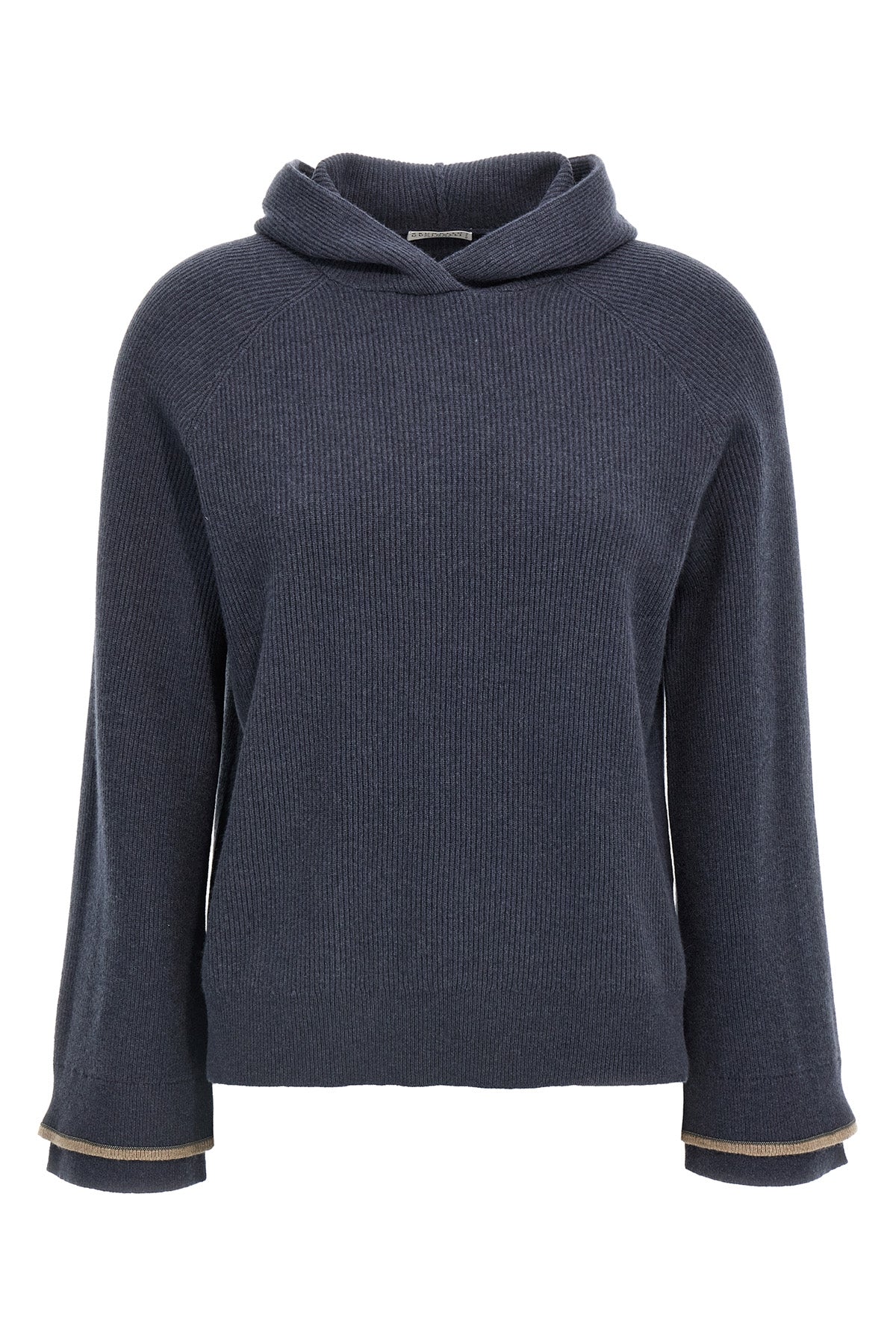 BRUNELLO CUCINELLI Hooded sweater For Women 60% wv, 30% ws, 10% se