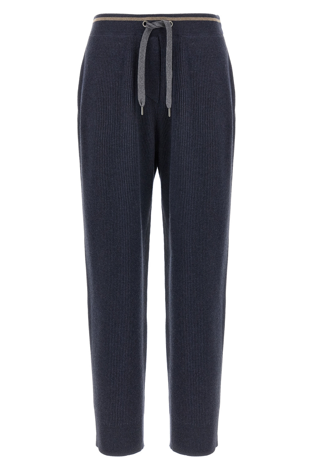 BRUNELLO CUCINELLI English ribbed trousers For Women 60% wv, 30% ws, 10% se