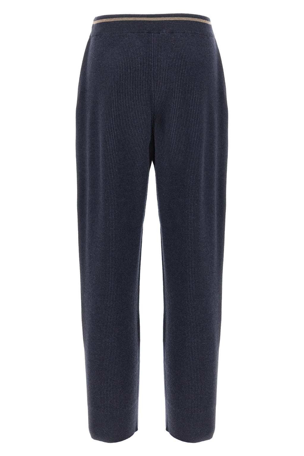 BRUNELLO CUCINELLI English ribbed trousers For Women 60% wv, 30% ws, 10% se