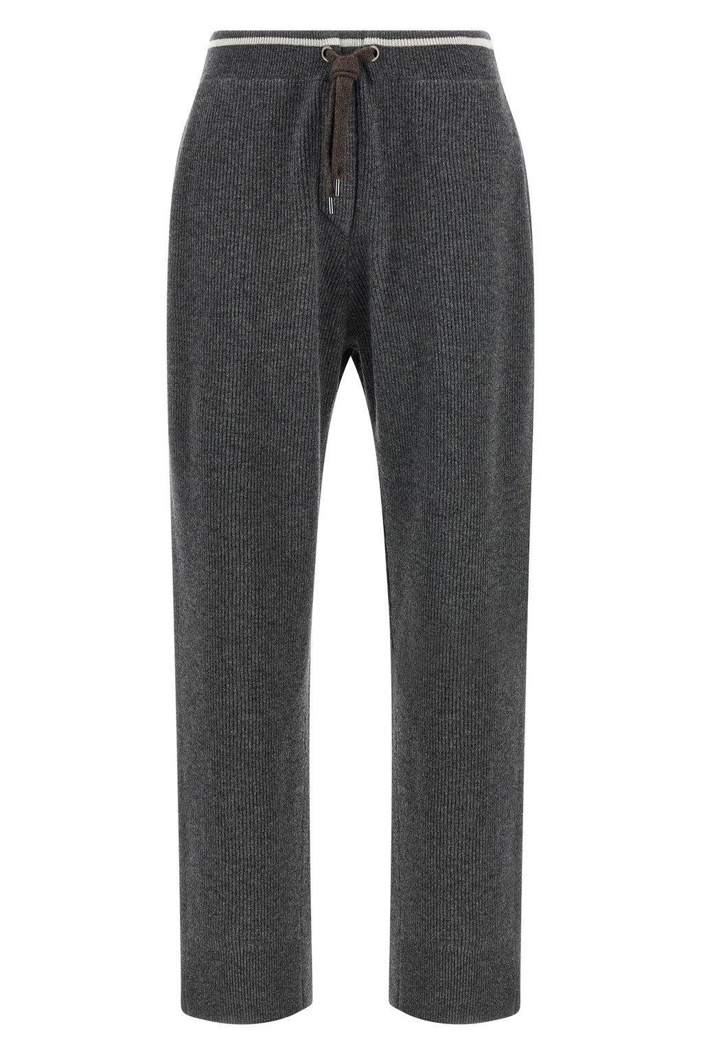 BRUNELLO CUCINELLI English ribbed trousers For Women 60% wv, 30% ws, 10% se