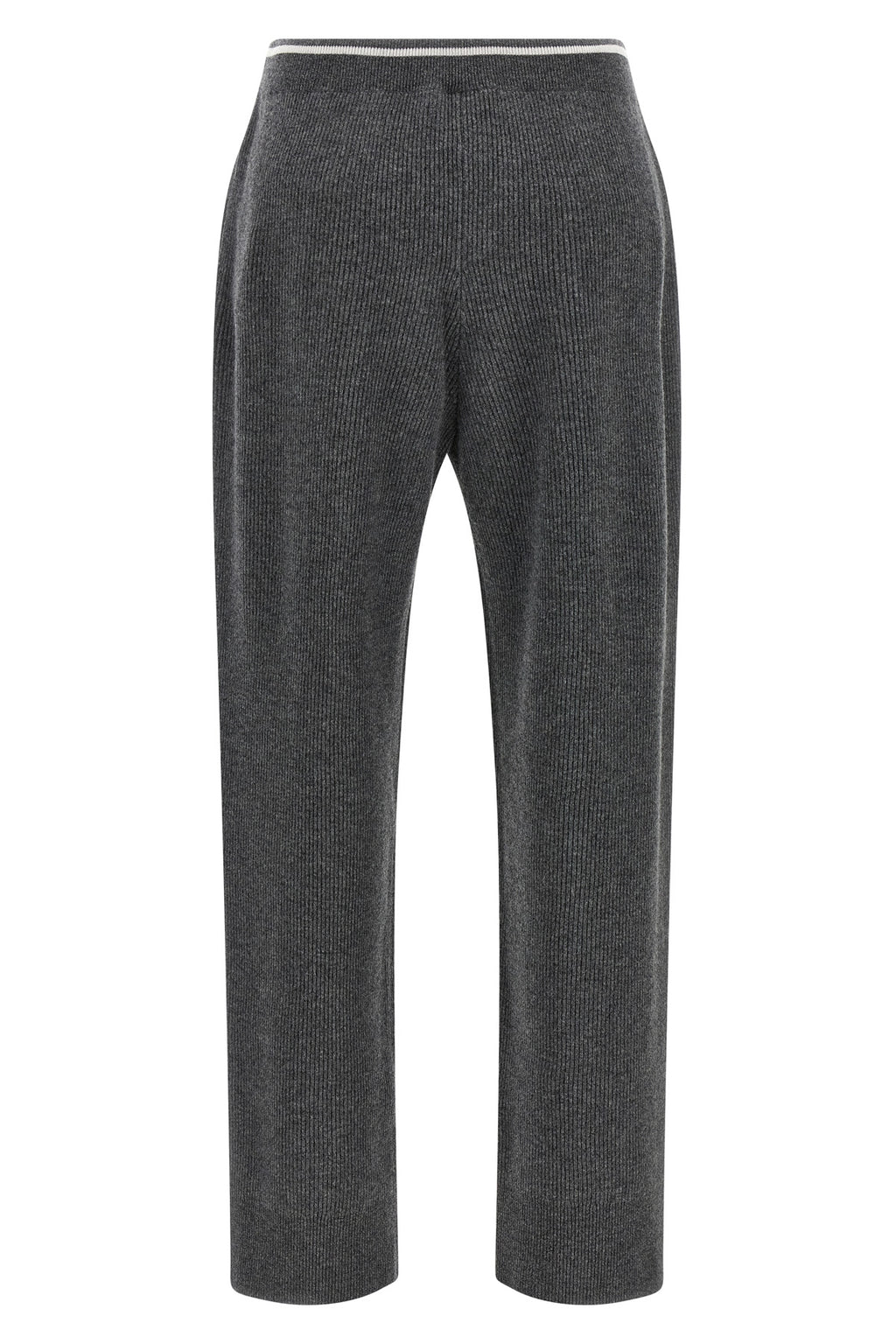 BRUNELLO CUCINELLI English ribbed trousers For Women 60% wv, 30% ws, 10% se