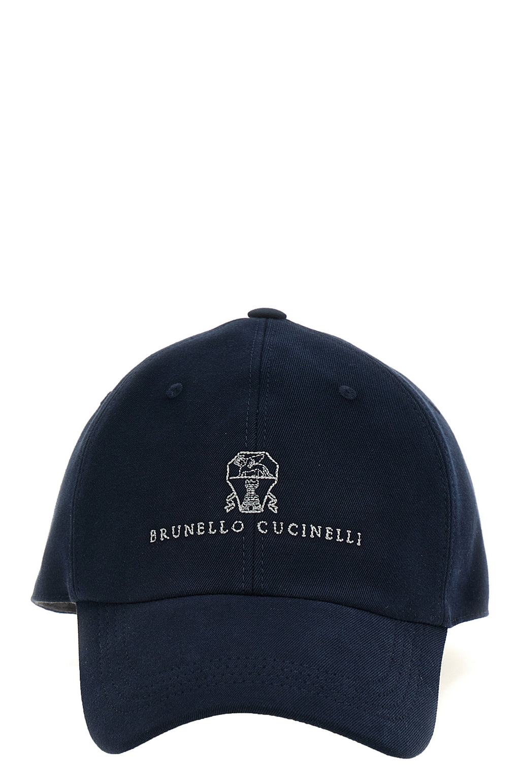BRUNELLO CUCINELLI Logo embroidery baseball cap For Men 100% cotton