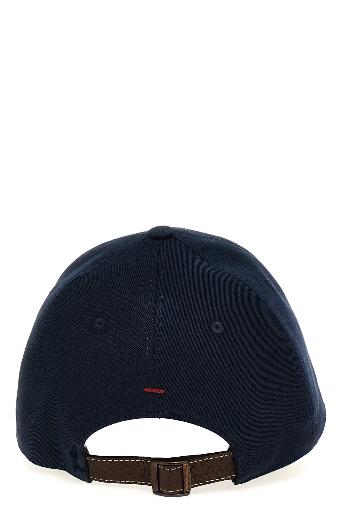 BRUNELLO CUCINELLI Logo embroidery baseball cap For Men 100% cotton