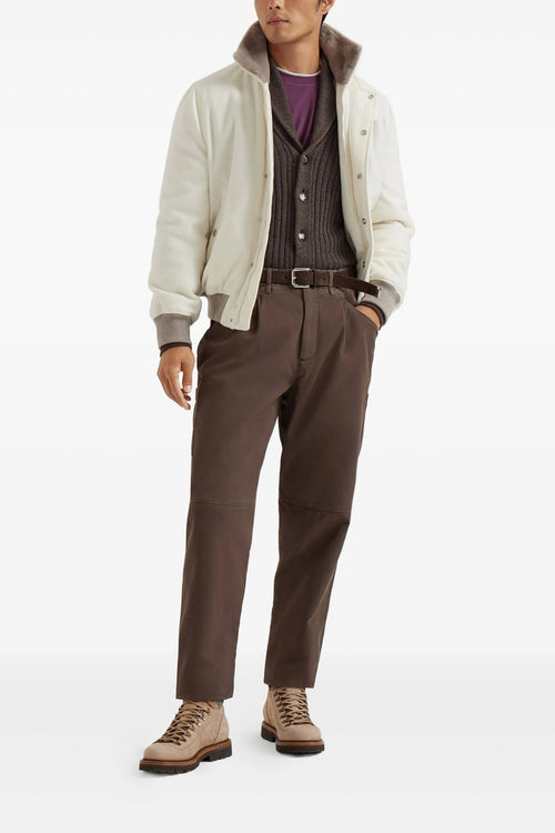 BRUNELLO CUCINELLI 'Ergonomic' pants For Men 100% cotton