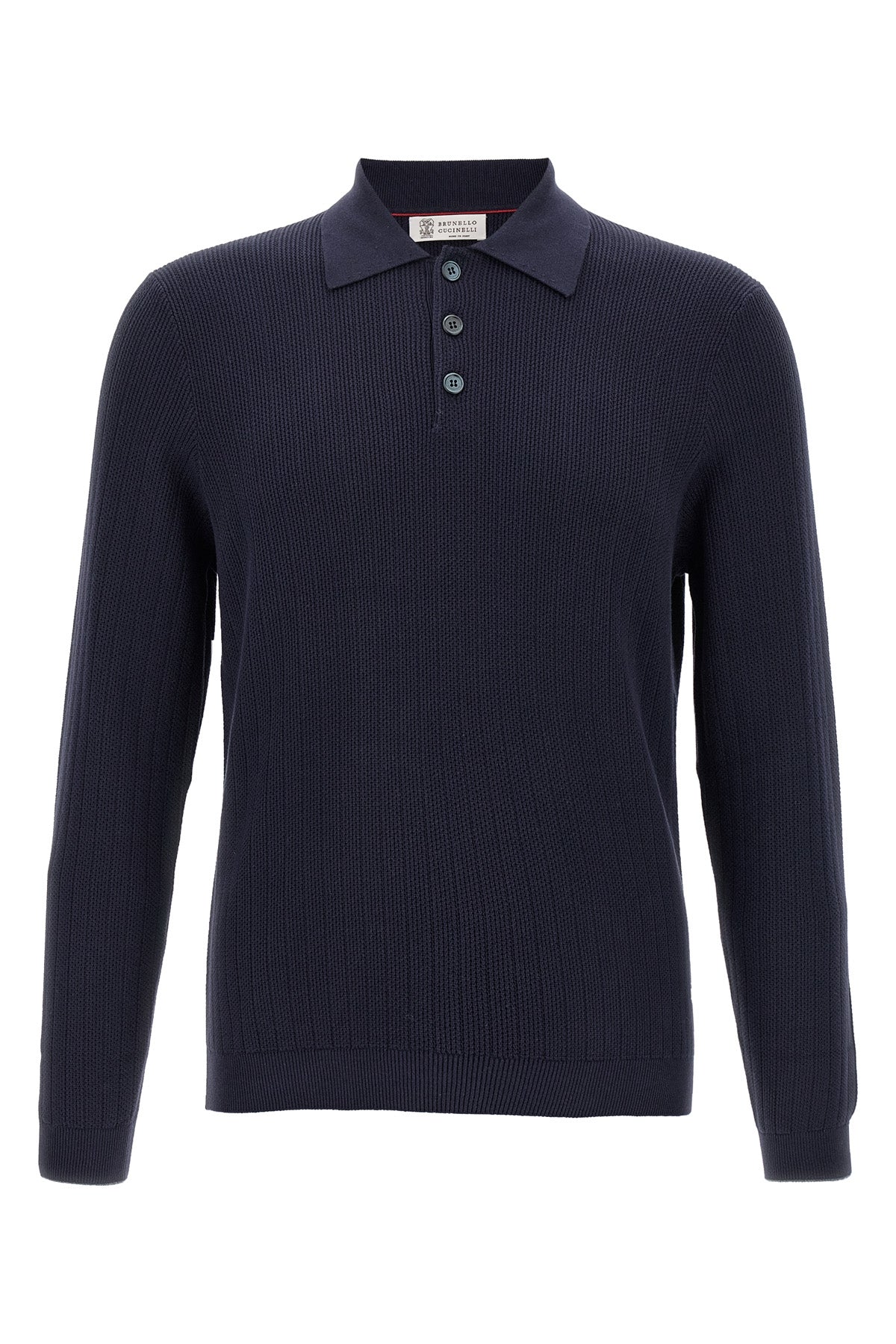 BRUNELLO CUCINELLI Crochet polo shirt