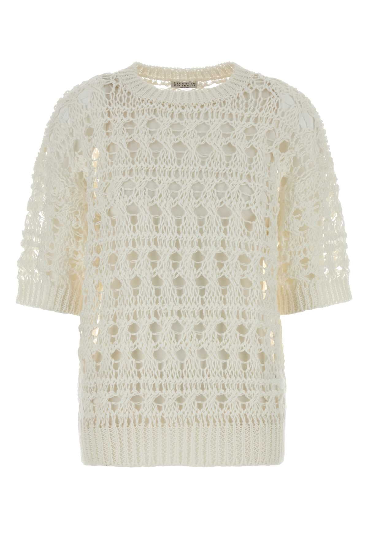 BRUNELLO CUCINELLI SWEATER For Women Exterior: 35% Juta 35% Cotton 10% Nylon