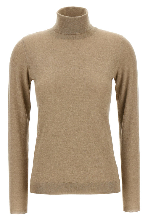 BRUNELLO CUCINELLI 'Sparkling' turtleneck sweater For Women 51% ws 22% se 20% pa 7% pm
