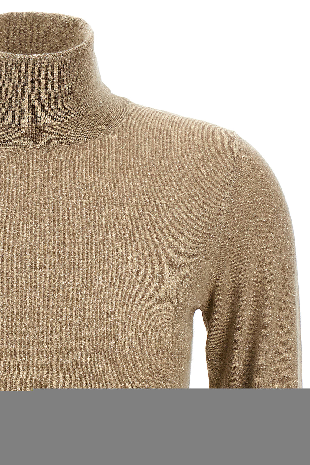 BRUNELLO CUCINELLI 'Sparkling' turtleneck sweater For Women 51% ws 22% se 20% pa 7% pm