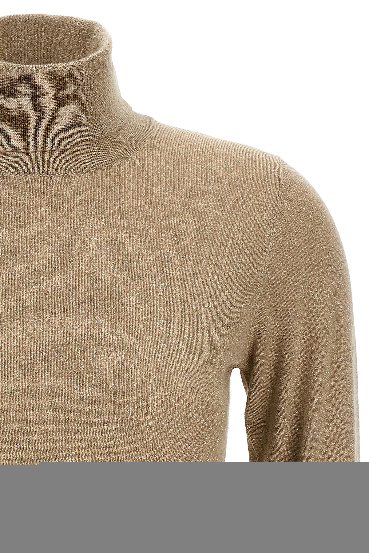 BRUNELLO CUCINELLI 'Sparkling' turtleneck sweater For Women 51% ws 22% se 20% pa 7% pm