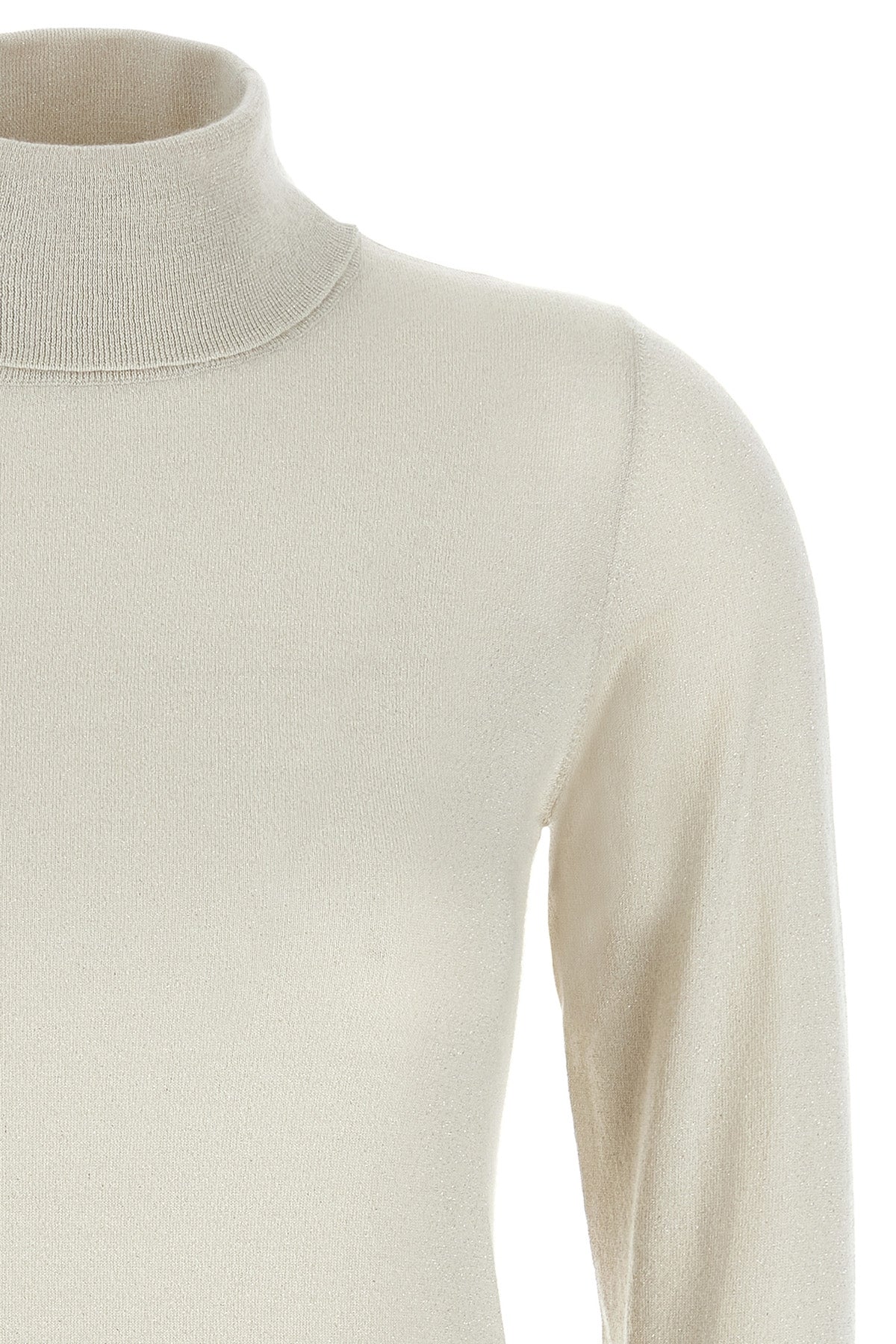 BRUNELLO CUCINELLI 'Sparkling' turtleneck sweater For Women 51% ws 22% se 20% pa 7% pm
