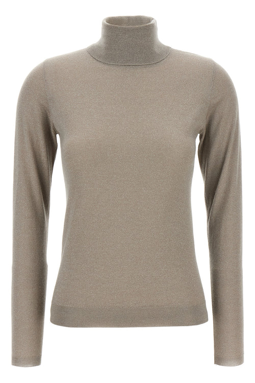BRUNELLO CUCINELLI 'Sparkling' turtleneck sweater For Women 51% ws 22% se 20% pa 7% pm