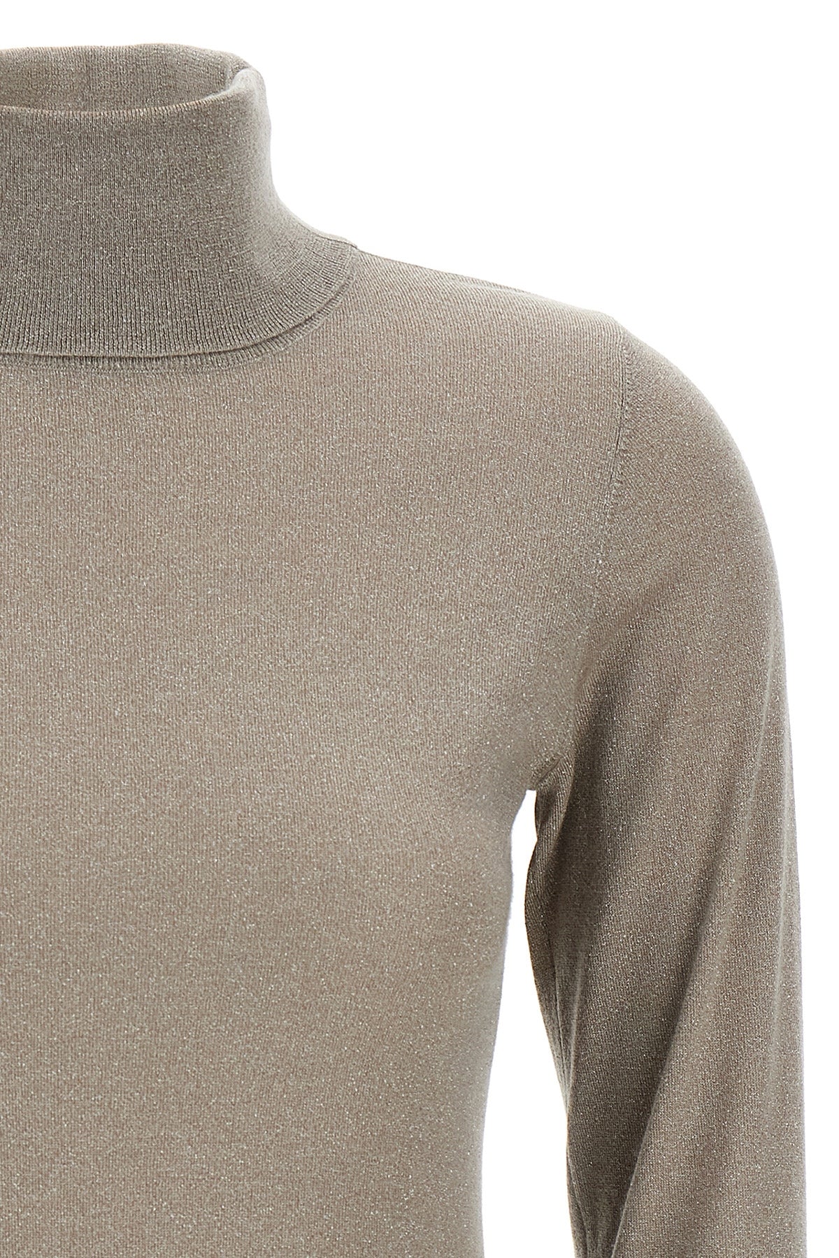BRUNELLO CUCINELLI 'Sparkling' turtleneck sweater For Women 51% ws 22% se 20% pa 7% pm