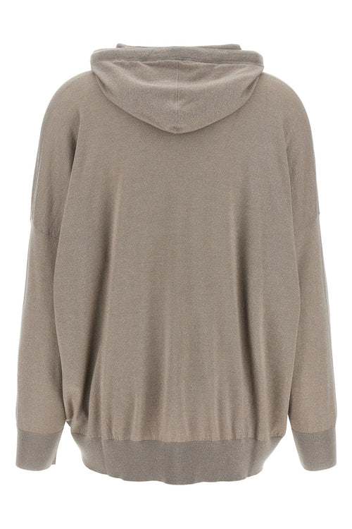 BRUNELLO CUCINELLI 'Sparkling' hoodie For Women 51% ws 22% se 20% pa 7% pm
