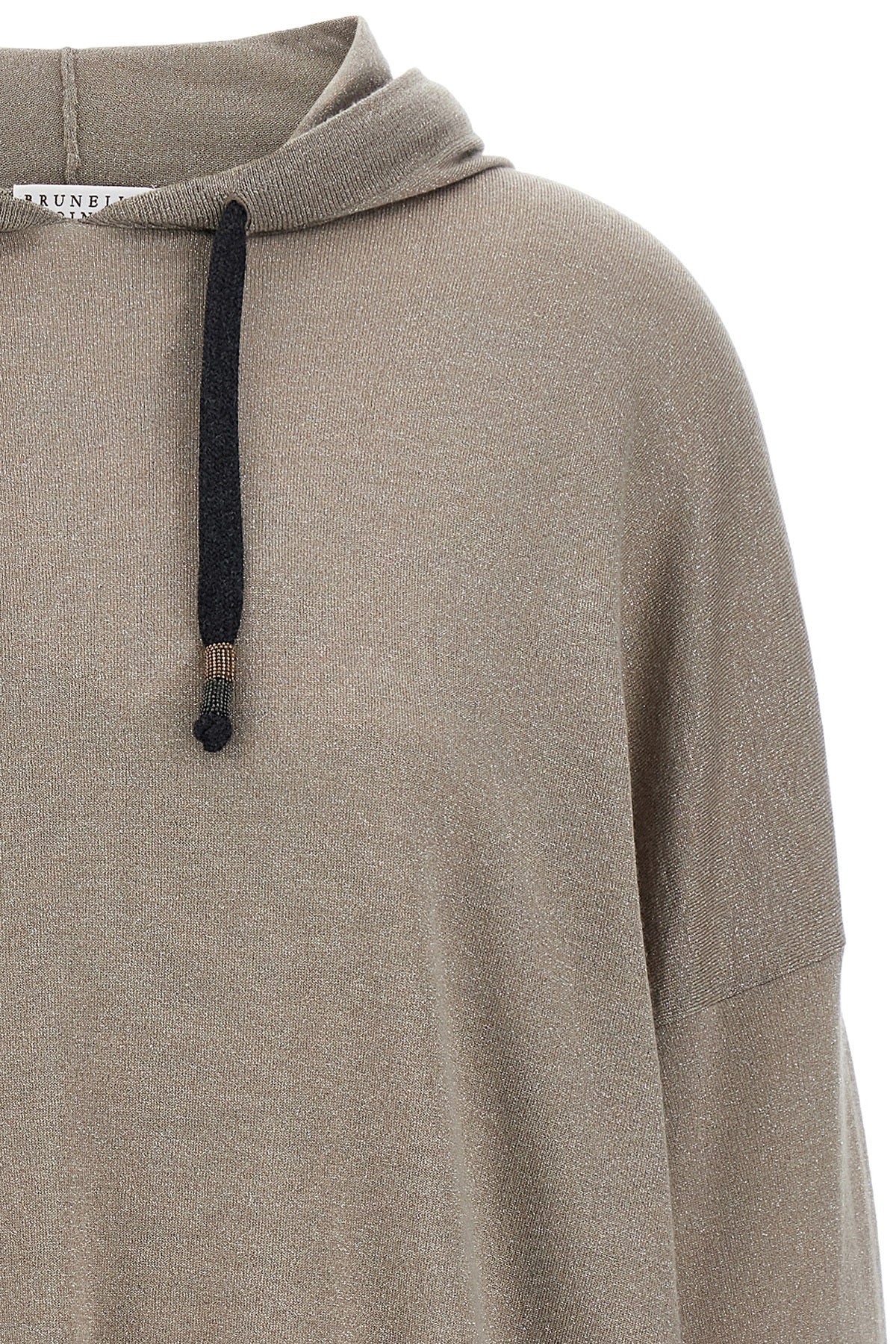 BRUNELLO CUCINELLI 'Sparkling' hoodie For Women 51% ws 22% se 20% pa 7% pm