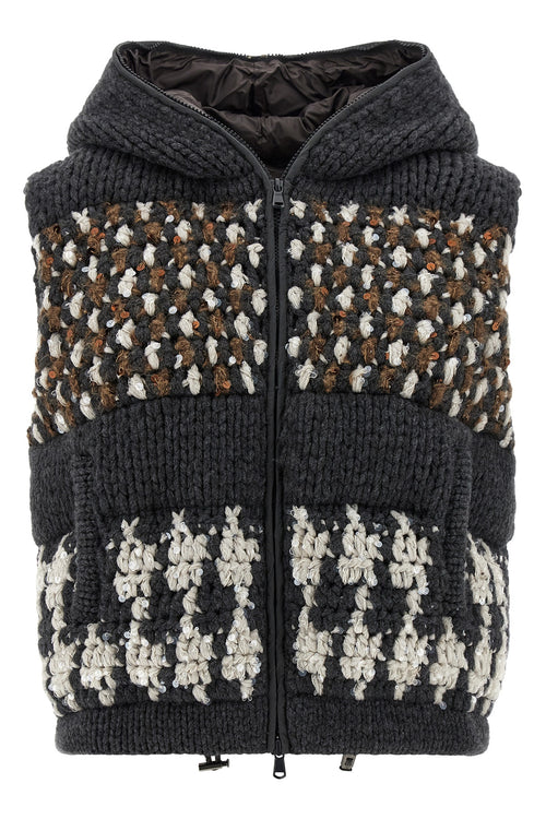 BRUNELLO CUCINELLI 'Opera' vest For Women 100% cashmere