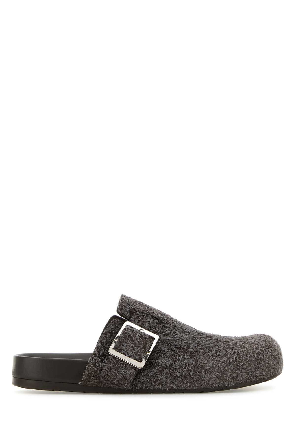 LOEWE EASE BUCKLE MULE For Men Exterior: 100% Suede Interior: 100% Leather Sole: Rubber