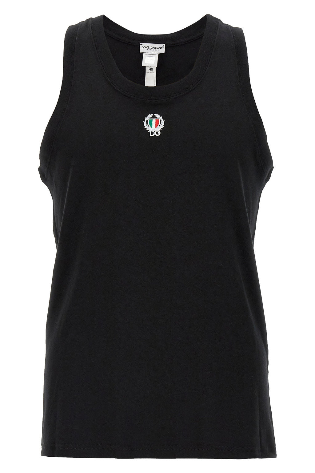 DOLCE & GABBANA 'Sport Crest' tank top For Men 90% cotton, 10% elastane