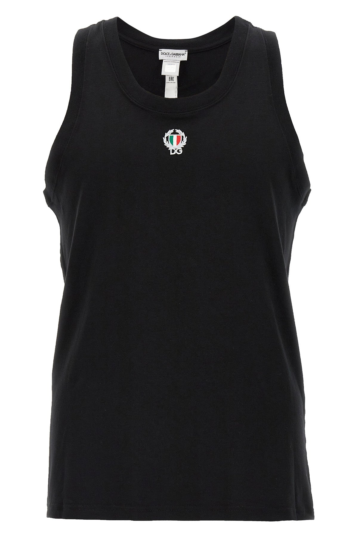 DOLCE & GABBANA 'Sport Crest' tank top For Men 90% cotton, 10% elastane