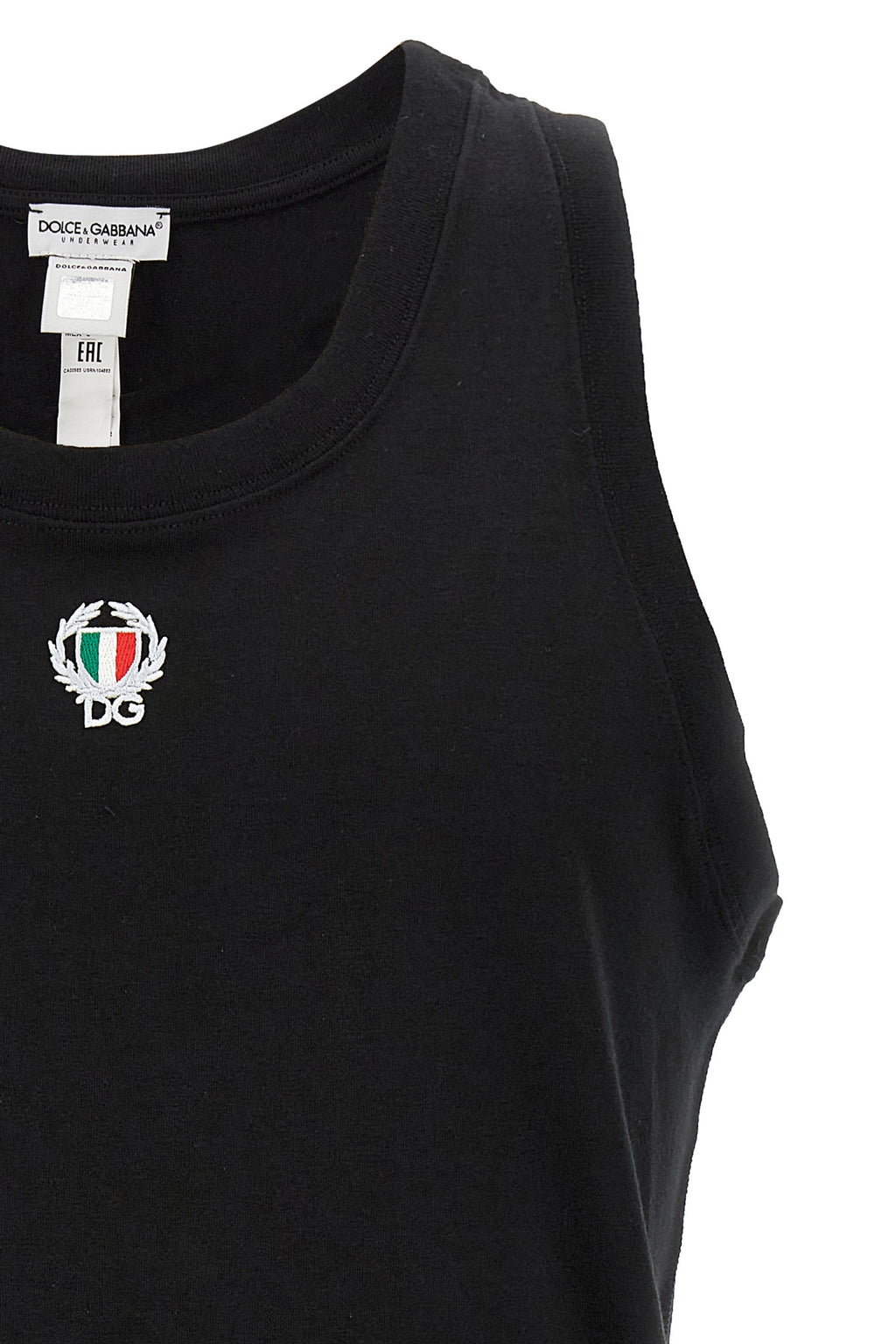 DOLCE & GABBANA 'Sport Crest' tank top For Men 90% cotton, 10% elastane