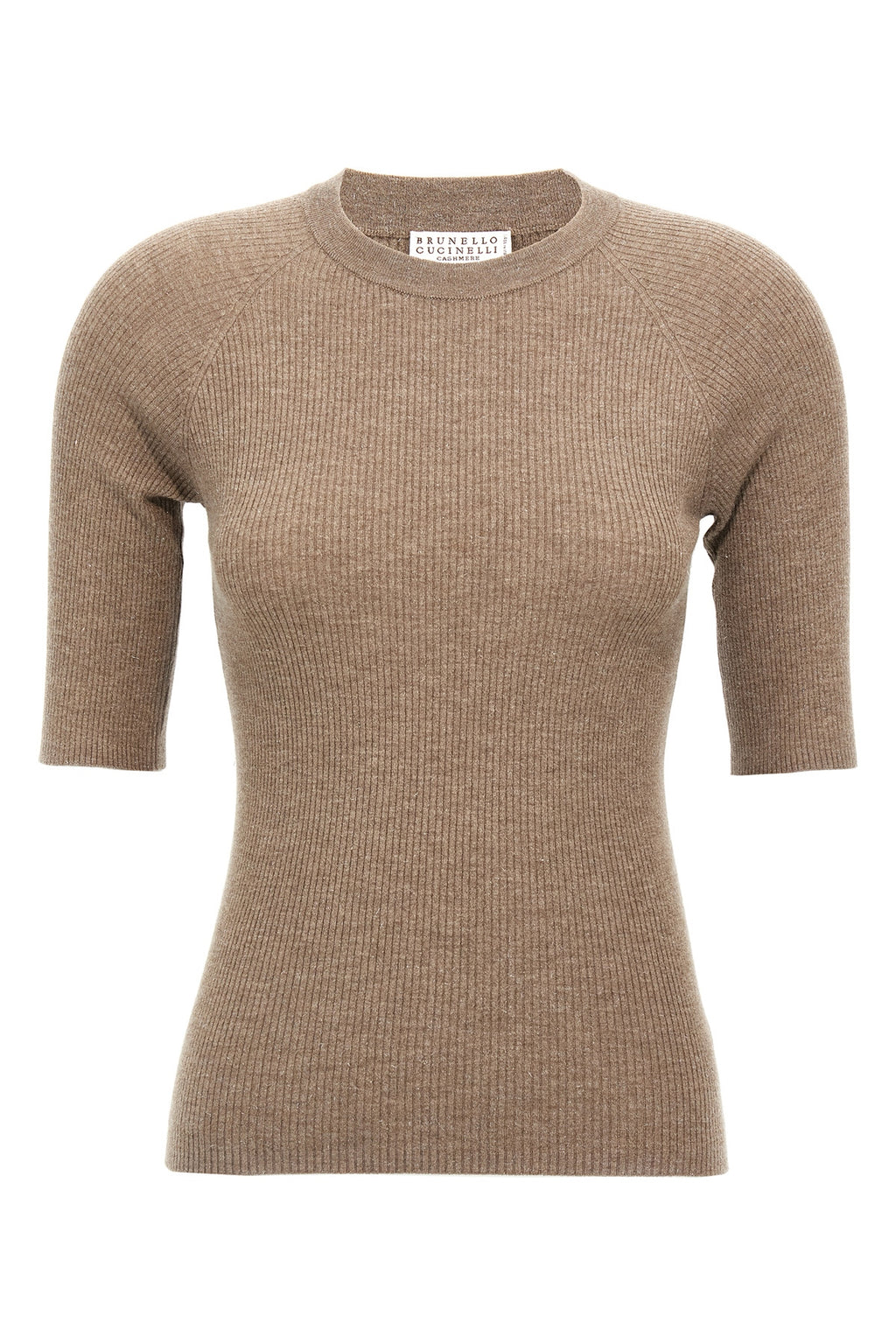BRUNELLO CUCINELLI 'Sparkling' T-shirt For Women 46% ws, 41% vi, 13% pl