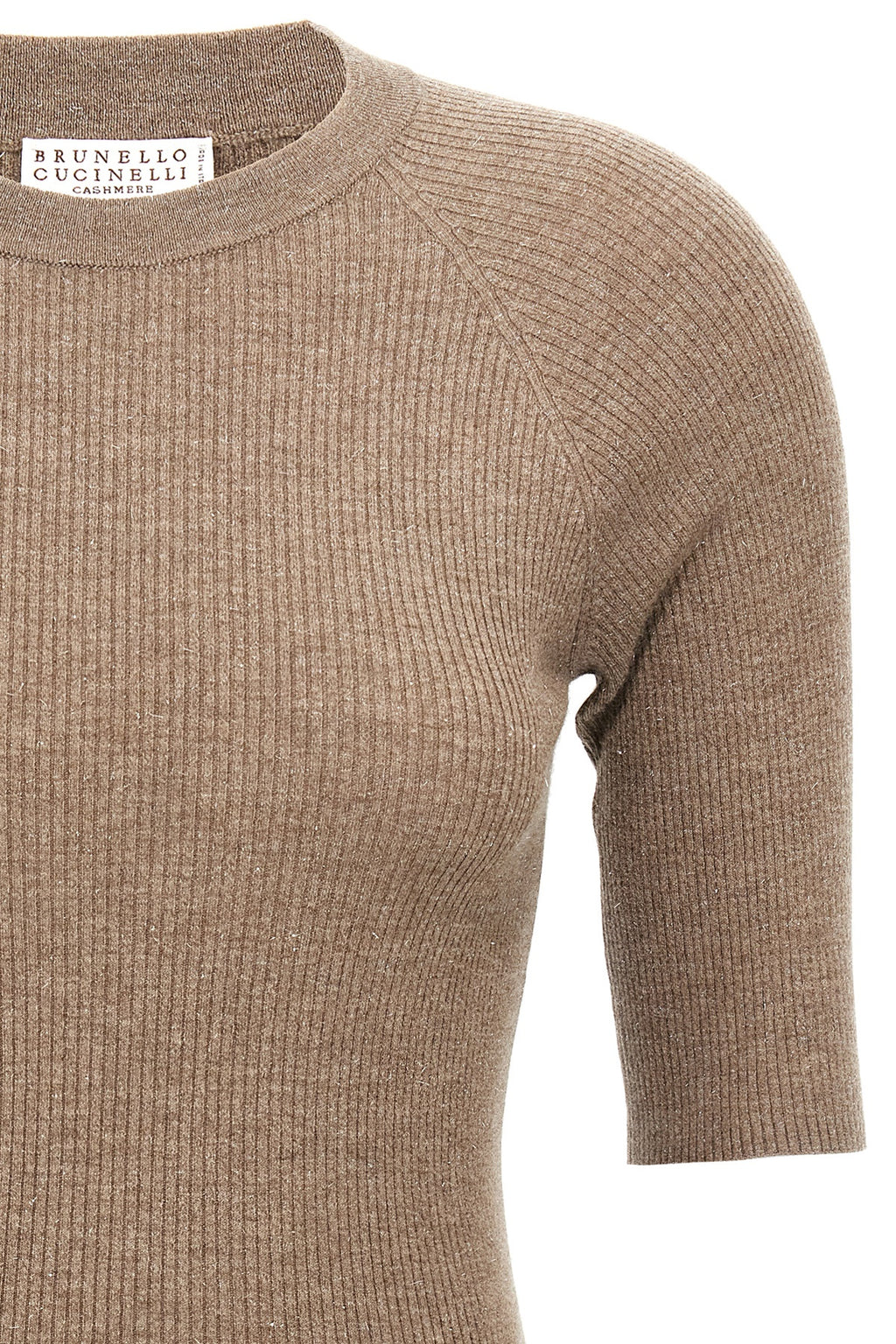 BRUNELLO CUCINELLI 'Sparkling' T-shirt For Women 46% ws, 41% vi, 13% pl