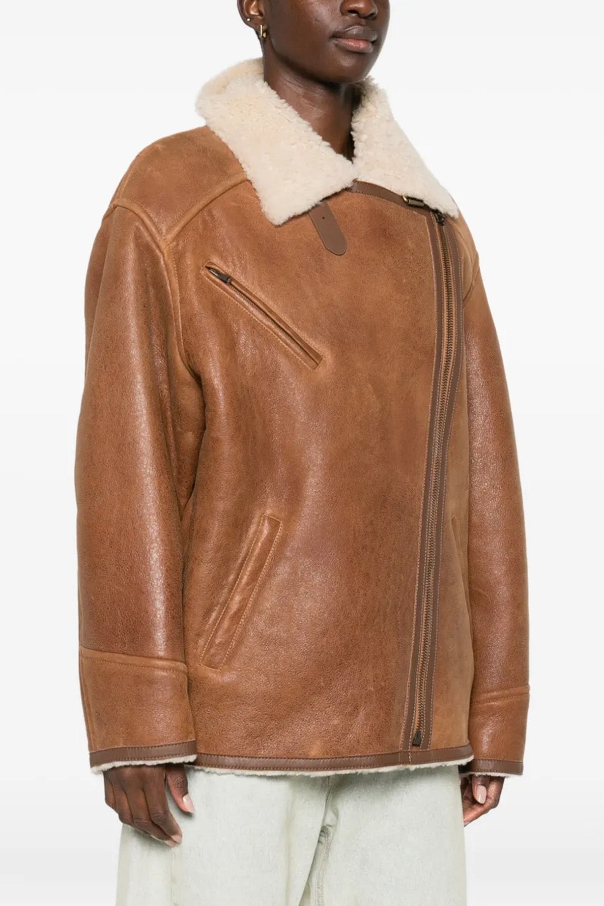 ISABEL MARANT 'Adelina' sheepskin jacket