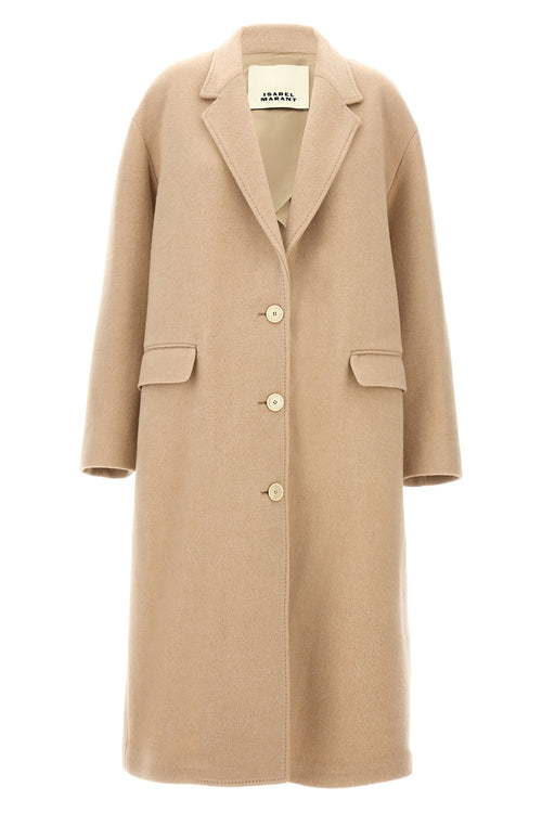 ISABEL MARANT 'Efezia' coat For Women 81% wo, 17% ws, 2% se