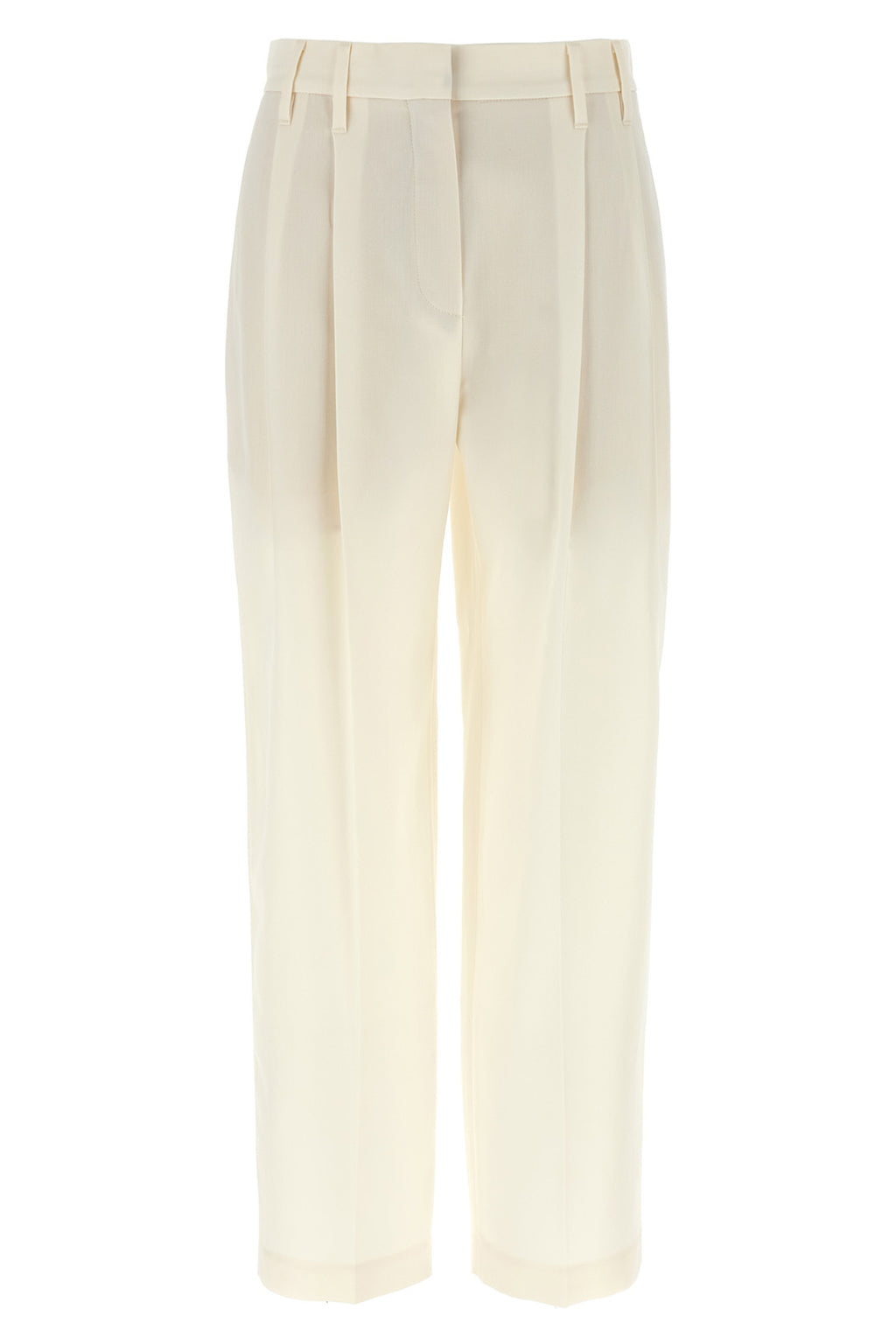 BRUNELLO CUCINELLI Pleat pants For Women 76% virgin wool, 24% cotton