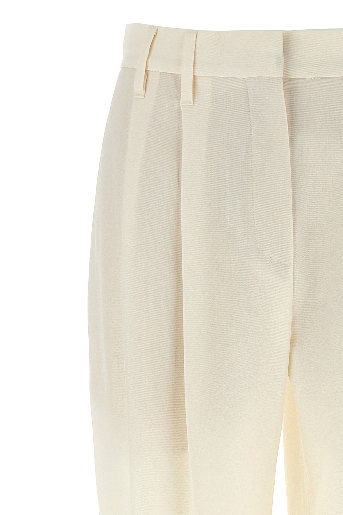 BRUNELLO CUCINELLI Pleat pants For Women 76% virgin wool, 24% cotton