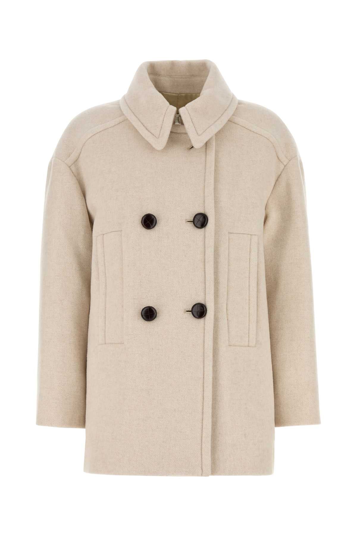 ISABEL MARANT CAPPOTTO For Women Exterior: 75% Wool 25% Nylon Lining: 100% Viscose