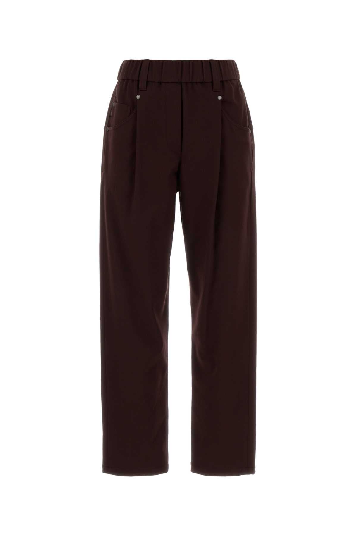 BRUNELLO CUCINELLI PANTS For Women Exterior: 97% Cotton 3% Elastane