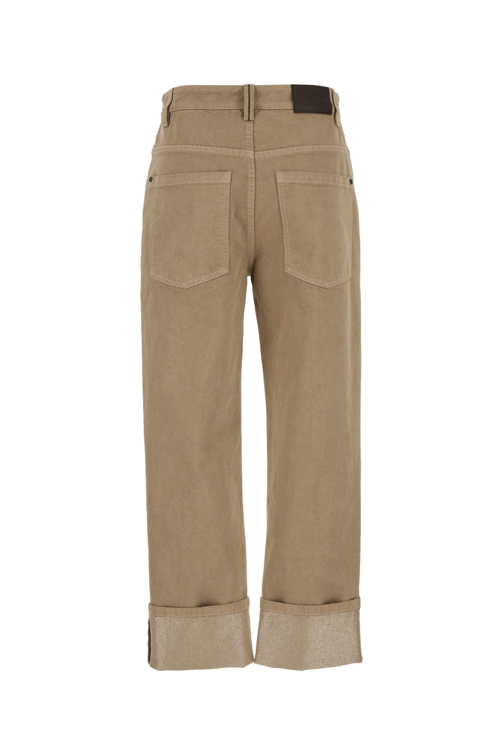 BRUNELLO CUCINELLI DYED PANTS For Women 70%CO 20%VI 10%PL