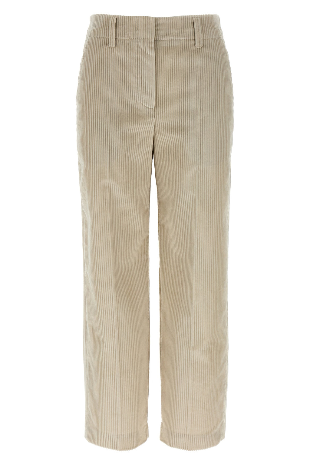 BRUNELLO CUCINELLI Monile velvet pants For Women 100% cotton