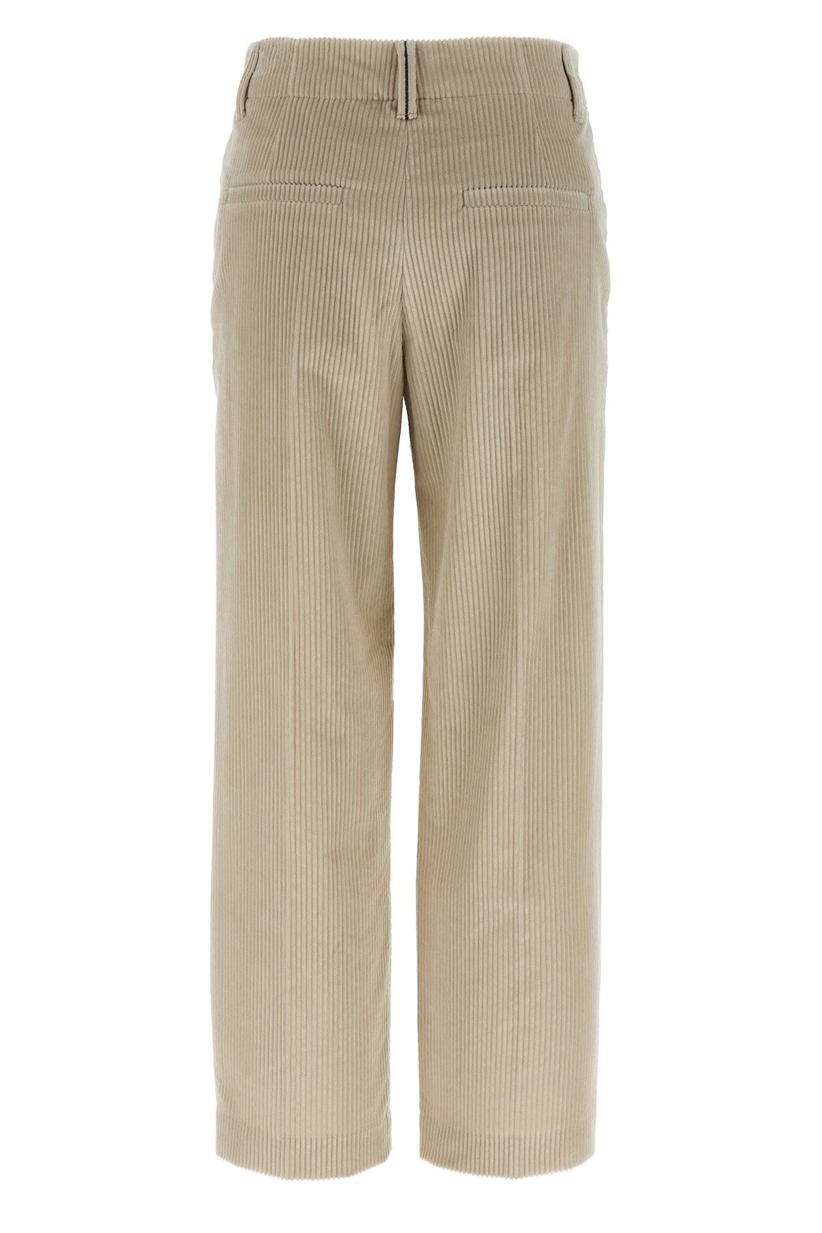 BRUNELLO CUCINELLI Monile velvet pants For Women 100% cotton