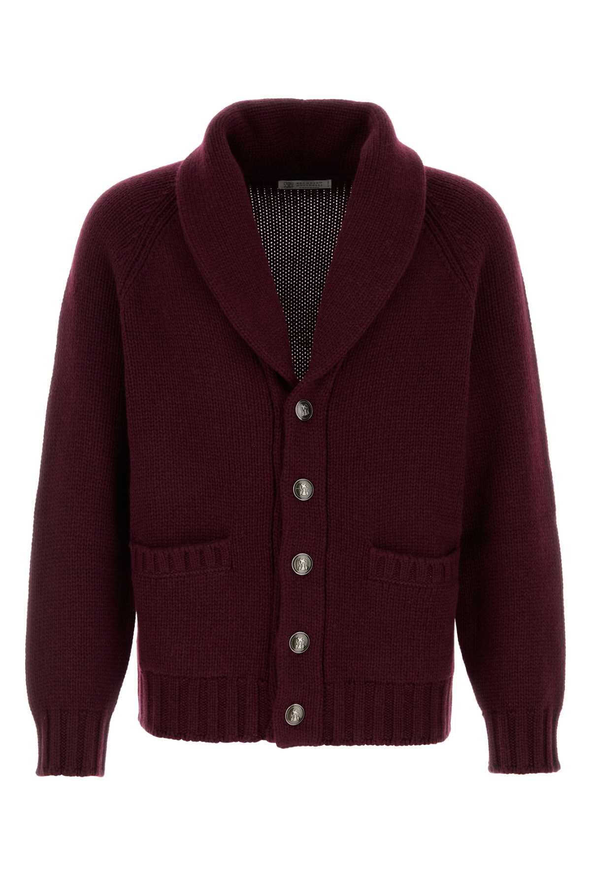 BRUNELLO CUCINELLI CASHMERE CARDIGAN For Men Exterior: 100% Cashmere