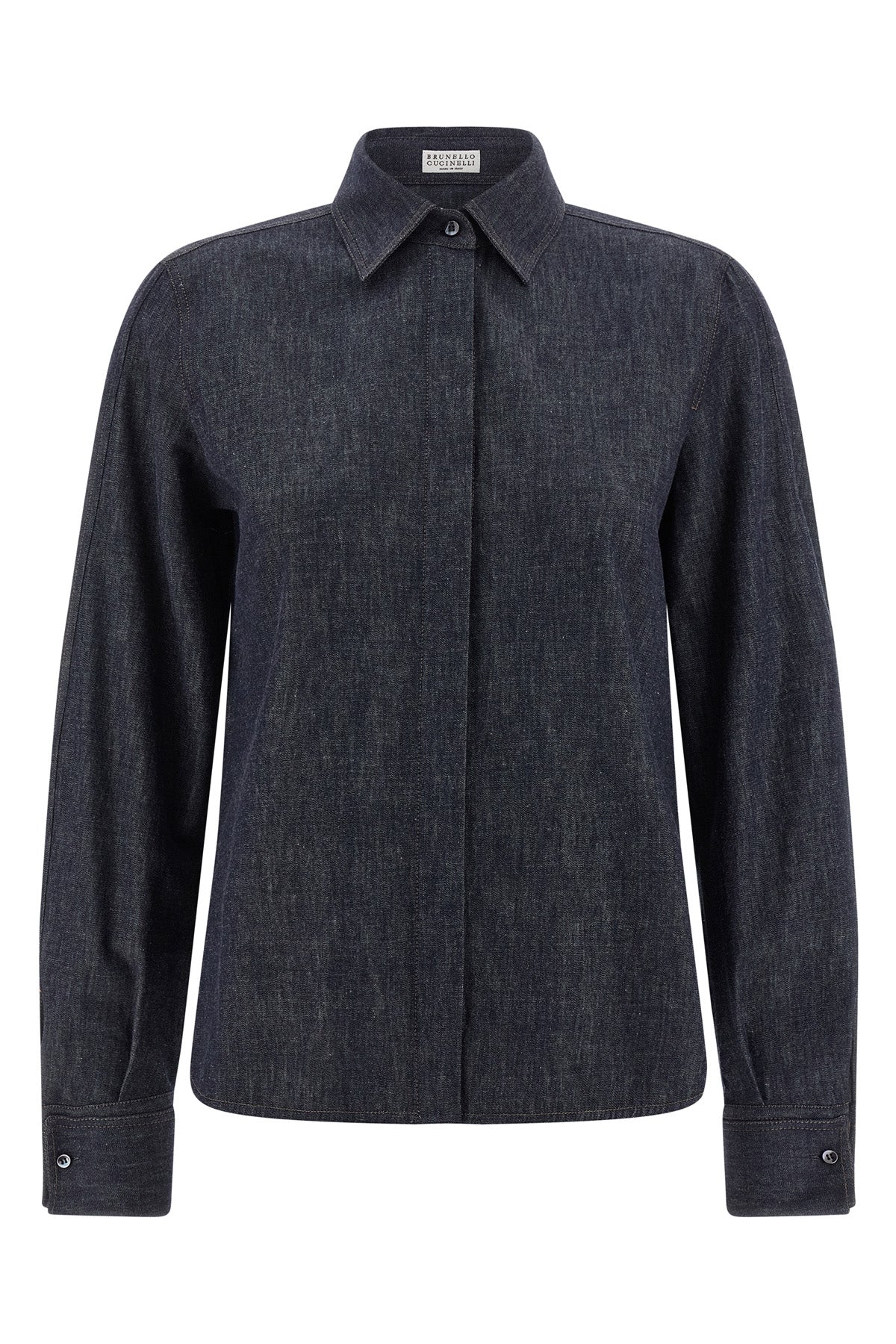 BRUNELLO CUCINELLI Monile denim shirt For Women 100% cotton