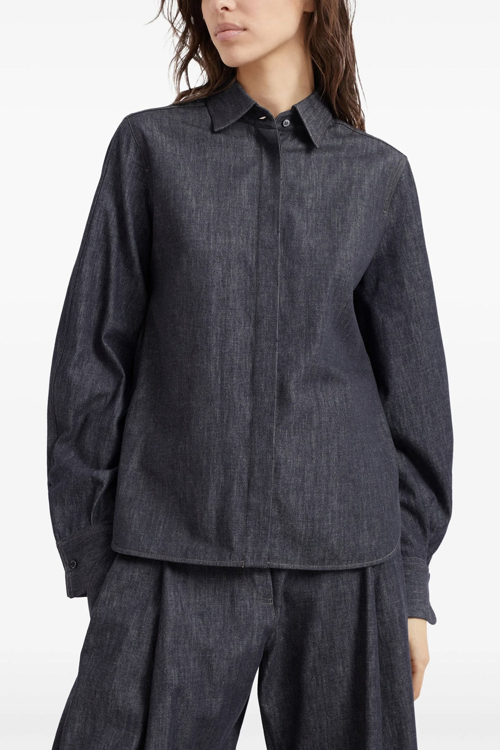 BRUNELLO CUCINELLI Monile denim shirt For Women 100% cotton