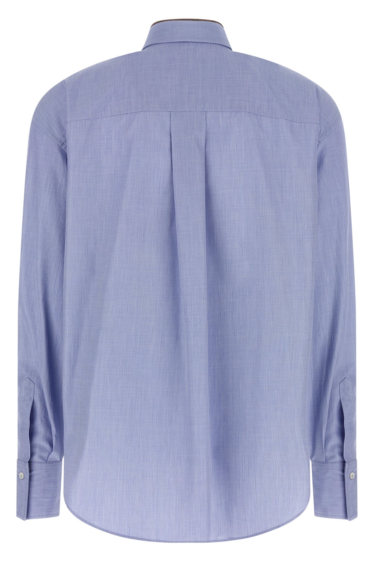 BRUNELLO CUCINELLI 'Shiny Collar Detail' shirt For Women 100% cotton