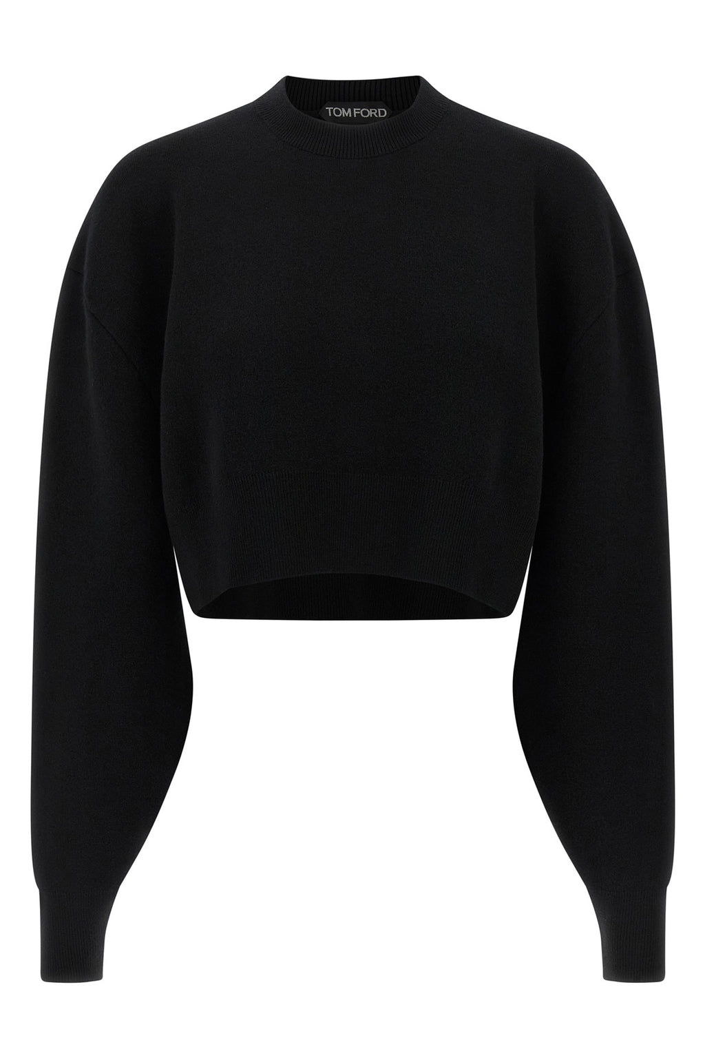 TOM FORD Sweatshirt, black. For Women 66% wv, 28% ws, 5% pa, 1% ea