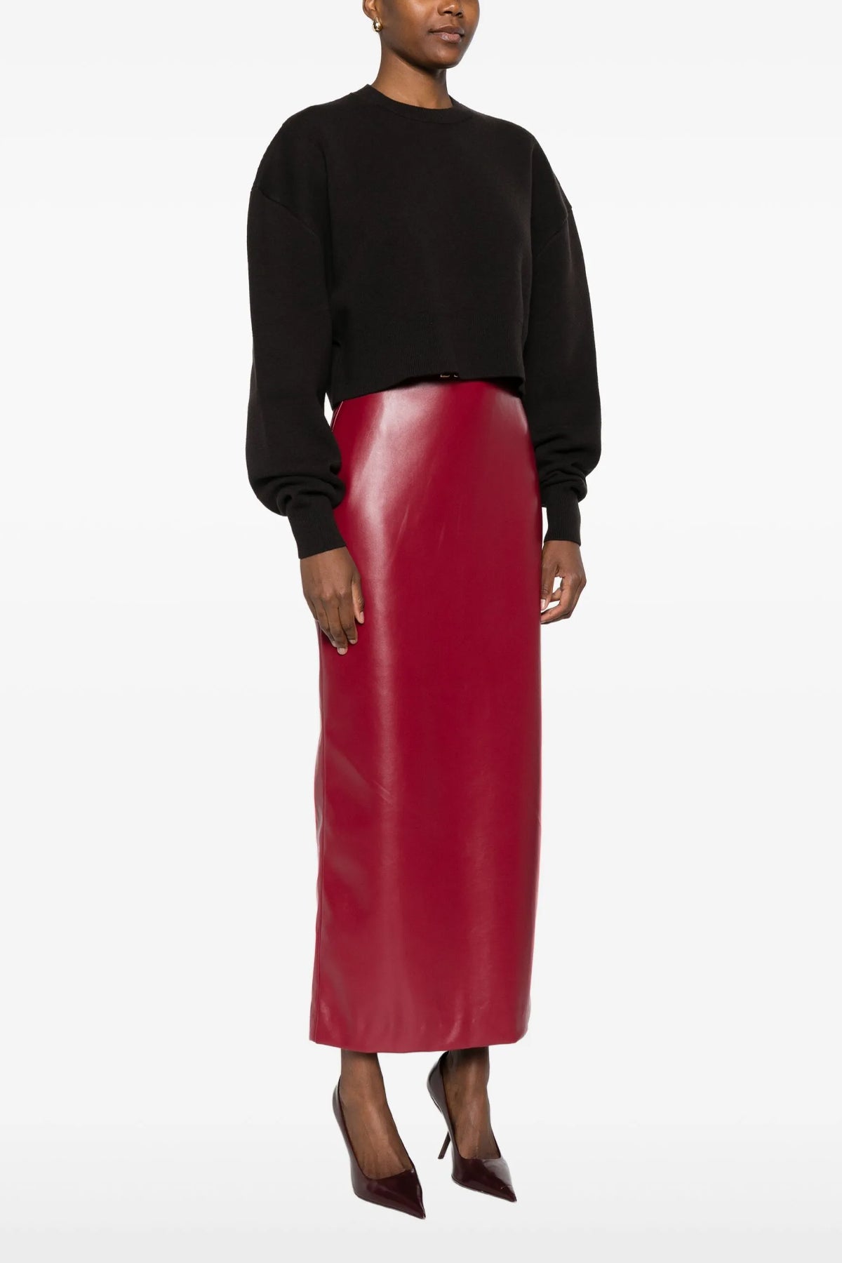 TOM FORD Sweatshirt, black. For Women 66% wv, 28% ws, 5% pa, 1% ea