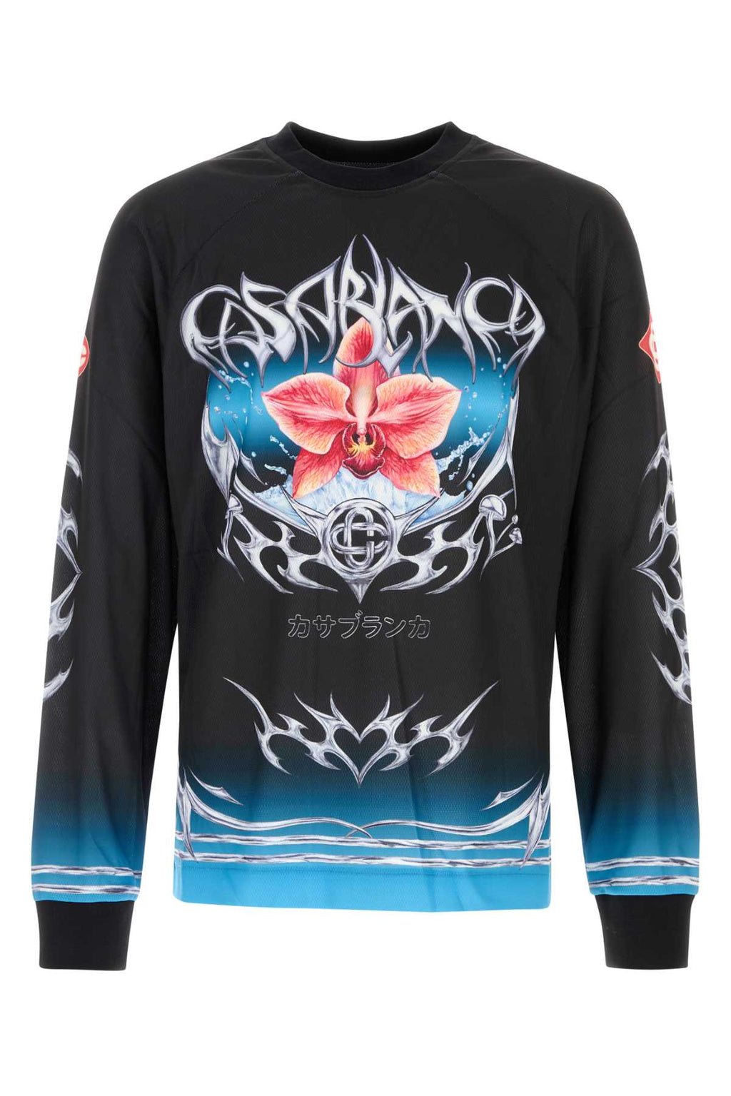 CASABLANCA LONG SLEEVE FOOTBALL TEE For Men 100% Polyester