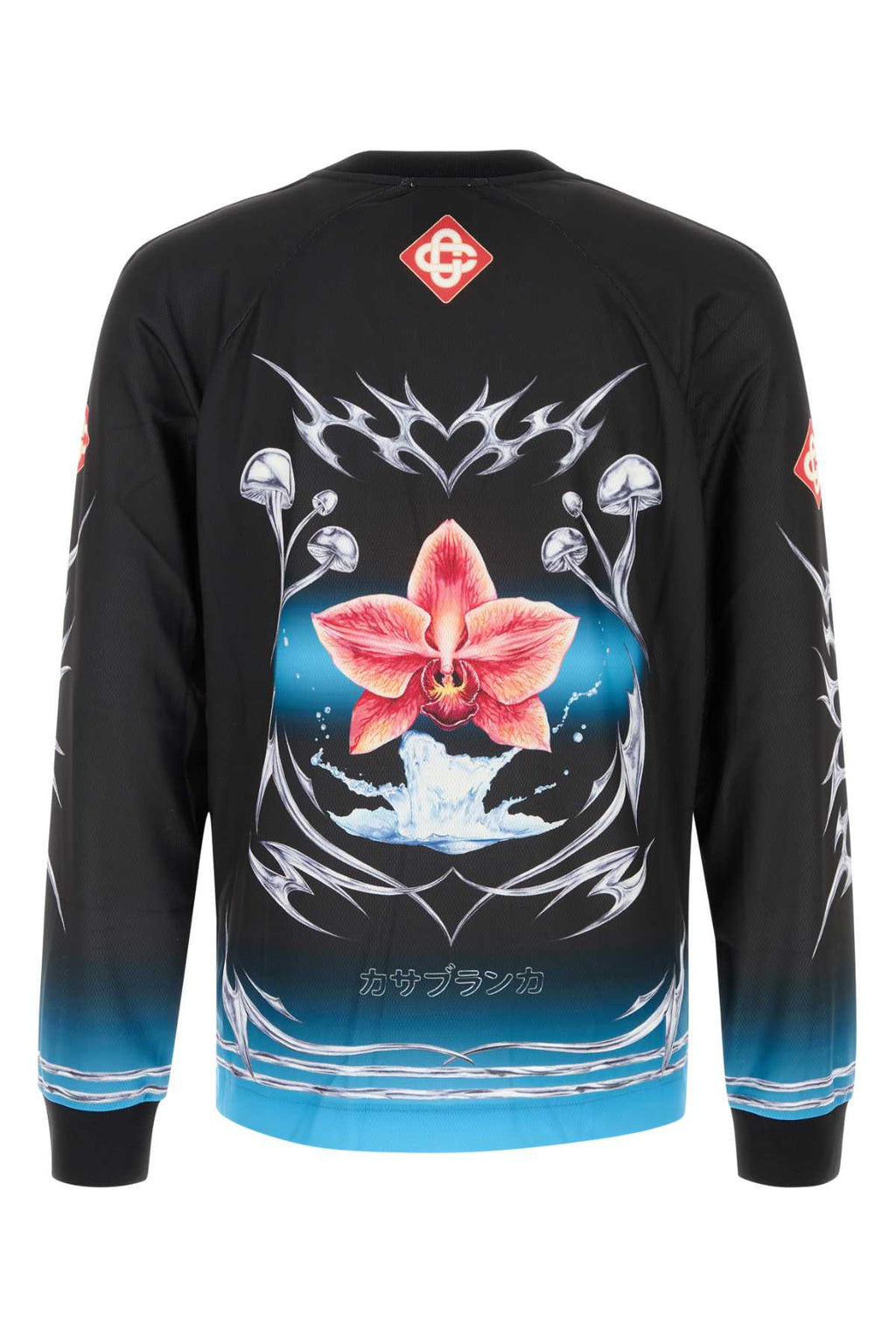 CASABLANCA LONG SLEEVE FOOTBALL TEE For Men 100% Polyester